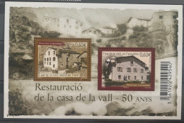 Andorra (French Post) 2012, Restauration Of Casa De La Vall, MNH S/S - Neufs