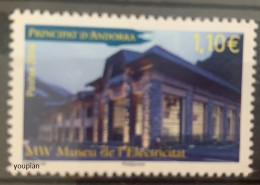 Andorra (French Post) 2014, Museum For Electricity, MNH Single Stamp - Ongebruikt