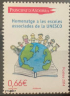 Andorra (French Post) 2014, UNESCO School Project, MNH Single Stamp - Ungebraucht