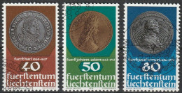 FL 1978 // 710/712 O Münzen Und Medaillen - Oblitérés