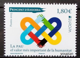 Andorra (French Post) 2023, Europa - Peace, MNH Single Stamp - Unused Stamps