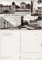 Calau Kalawa 5 Bild: Busbahnhof, Oberschule, Otto Nuschke Straße 1979  - Calau