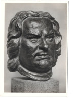 RPPC Johann S Bach Bust Haffenrichter Sculpture Berolina Photo 4X6 Art Postcard - Sculture