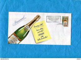 Enveloppe Publicité*--PSEUDO ENTIER POSTAL"" Vins Henri MAIRE"" 1995 - Private Stationery