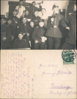 Wesel Musiziernde Soldaten Auf Der Stube Militaria 1913 Privatfoto - Wesel