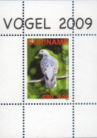 Suriname 2009 Oriental Turtle Docve Block Issue MNH - Columbiformes