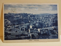 Italy Postcard Italia ENNA Panorama 1941. FG - Enna