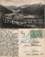 Bad Teinach-Zavelstein Panorama-Ansicht Blick Auf Ruine Zavelstein 1910 - Bad Teinach