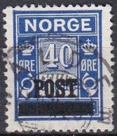 NO017 – NORVEGE - NORWAY – 1929 – POSTAGE DUE OVERPRINTED – MI # 147A USED 12 € - Gebraucht