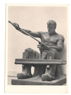 RPPC The Sword Grinder Schwertschleifer Ernst Kunst Sculpture Heinrich Hoffmann 4X6 Art Postcard - Sculture