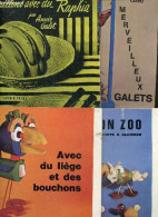 Lot De 4 Ouvrages : Avec Du Liege Et Des Bouchons N°46 + Un Zoo, Fruits & Legumes N°1 + Merveilleux Galets, Collection S - Décoration Intérieure