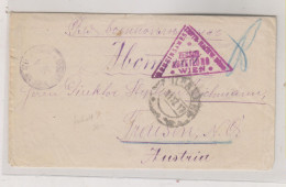 RUSSIA, 1917  POW Cover To  AUSTRIA - Covers & Documents