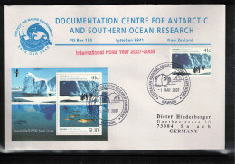 Australia 2007 Antarctica - Mawson Station - International Polar Year 2007-2008 Interesting Cover - Année Polaire Internationale