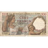 France, 100 Francs, Sully, 1940, Q.15493, TB, Fayette:26.39, KM:94 - 100 F 1939-1942 ''Sully''