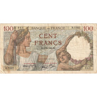 France, 100 Francs, Sully, 1940, R.7257, TB+, Fayette:26.22, KM:94 - 100 F 1939-1942 ''Sully''