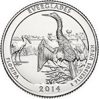 USA EEUU 25 CENTS. QUARTER DOLLAR EVERGLADES 2014 D O P A ELEGIR UNC NEW - 2010-...: National Parks