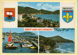 83. SAINT-CYR LES LECQUES – 3 Vues / Blason (voir Scan Recto/verso) - Les Lecques