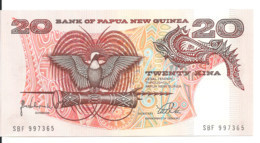 PAPOUASIE NEW GUINEA 20 KINA ND UNC P 10 C - Papua Nuova Guinea