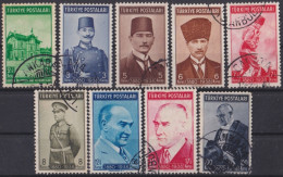 F-EX47920 TURKEY 1939 DEATH MUSTAFA KEMAL ATATURK FINE USED.  - Used Stamps