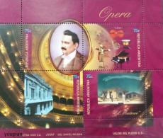 Argentina 1999, Centenary Of American Debut Of Enrico Caruso - Italian Opera Tenor, MNH S/S - Nuovi