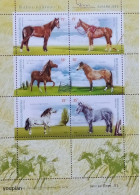 Argentina 2000, Horses, MNH S/S - Nuevos