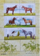 Argentina 2000, Horses, MNH S/S - Unused Stamps