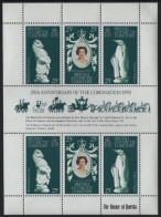 British Antarctic Territory 1978 MNH Sc 71 QEII 25th Ann Coronation Sheet Of 6 - Neufs