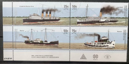 Argentina 2006, Steam River Ships, MNH S/S - Unused Stamps