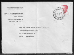 Belgium. Stamp Mi. 2255 On Letter Sent From Izegem On 29.03.1983 For Wevelgem. - Cartas & Documentos