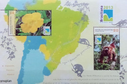 Argentina 2013, Brasiliana, MNH S/S - Ungebraucht