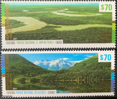 Argentina 2021, UPAEP - Tourism - National Parks Of Argentina, MNH Stamps Set - Nuevos