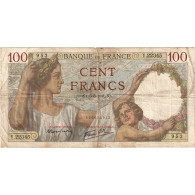 France, 100 Francs, Sully, 1941, Y.22345, TB, Fayette:26.53, KM:94 - 100 F 1939-1942 ''Sully''