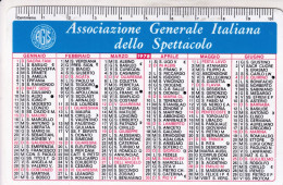 Calendarietto - Agis - Assicurazione Generale Italiana Dello Spettacolo - Anno 1978 - Petit Format : 1971-80