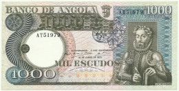 Angola - 1000 Escudos - 10.6.1973 - Pick: 108 - Serie AT - Luiz De Camões - PORTUGAL - 1.000 - Angola
