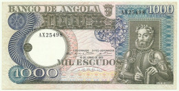 Angola - 1000 Escudos - 10.6.1973 - Pick: 108 - Serie AX - Luiz De Camões - PORTUGAL - 1.000 - Angola