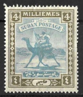 SUDAN...KING EDWARD VII..(1901-10..).....CAMEL....4m.....SG21.....MH.... - Sudan (...-1951)