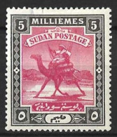 SUDAN...KING EDWARD VII..(1901-10..).....CAMEL....5m.....SG23.....SLIGHT THIN ON TOP........MH.... - Soudan (...-1951)