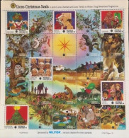 AUSTRALIA 1986 Lions Christmas Seals Complete Sheet MUH - Cinderelas