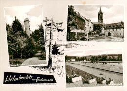 73915264 Helmbrechts Oberfranken Aussichtsturm Marktplatz Schwimmbad - Helmbrechts