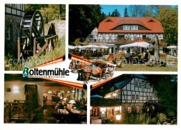 73734587 Guehlen Glienicke Gasthof Restaurant Boltenmuehle Wasserrad Planwagen G - Neuruppin