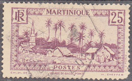 MARTINIQUE   SCOTT NO 141 USED  YEAR 1933 - Used Stamps
