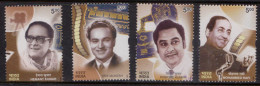 INDIA 2003 INDIAN BOLLYWOOD SINGERS Golden Voice Of Yesteryear's INDIAN CINEMA Complete 4v Set MNH, P.O Fresh & Fine - Ungebraucht