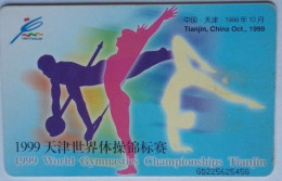 China Telecom Y30 Chip Card - 1999 World Gymnastics Championships Tianjin - Chine