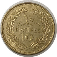 Monnaie Liban - 1972 - 10 Qirush / Piastres - Lebanon