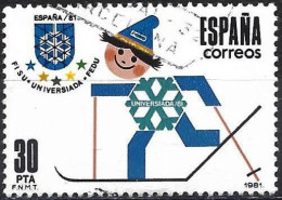 Spain 1981 - Mi 2491 - YT 2236 ( Winter University Games ) - Used Stamps