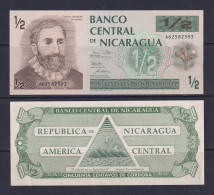 NICARAGUA -  1992 Half Cordoba UNC/aUNC  Banknote - Nicaragua