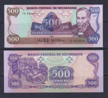 NICARAGUA -  1985 500 Cordoba UNC/aUNC  Banknote - Nicaragua