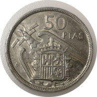 Monnaie Espagne -  1958 - 50 Pesetas Franco - Tranche "Una Grande Libre" - 50 Pesetas