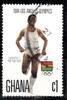 Ghana - 1984 - Jeux Olympiques De Los Angeles - Athlétisme - 400m Féminin - Y&TN N° 845 (0) - Tp Oblitéré - Ghana (1957-...)