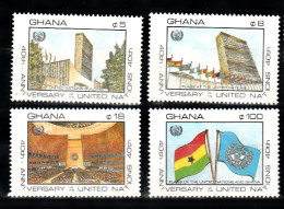 Ghana - 1984 - 40ème Anniversaire De L'Organisation Des Nations Unies - Y&TN N° 890/90 MH * - Ghana (1957-...)